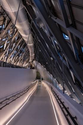 Creative Highlights World Mobility City Technology Museum in Zaha Hadid™s Bridge (Bridge Pavilion), Zaragoza, Spain Zaragoza Spain Copyright: xNanoxCalvox xVWPicsx NN-MobilityMuseum-349