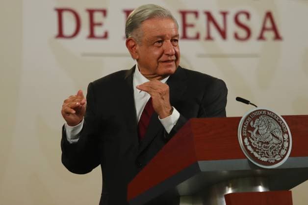 April 3, 2024, Mexico City, Mexico: MexicoÃ¢â‚¬â ¢s President, Andres Manuel Lopez Obrador, gesticulates while answering to media during a briefing conference at National Palace. on April 3, 2024 in Mexico City, Mexico. Mexico City Mexico - ZUMAe321 20240403_zia_e321_012 Copyright: xCarlosxSantiagox