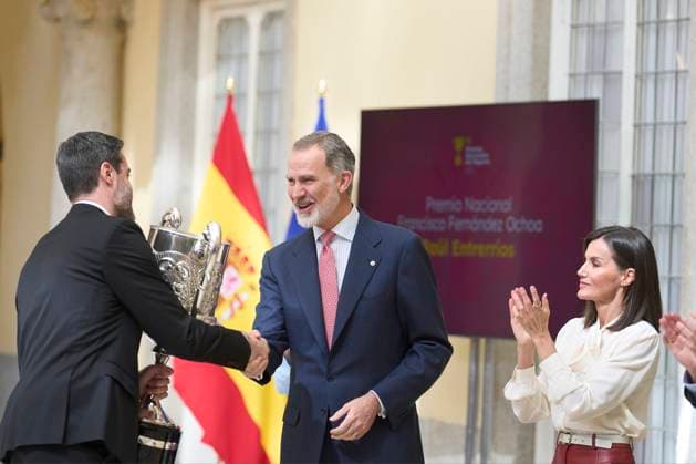 05-04-2024 Madrid Queen Letizia and King Felipe attend the 2022 national sports awards at the El Pardo palace in Madrid. No Spain Â  Copyright: xPPEx