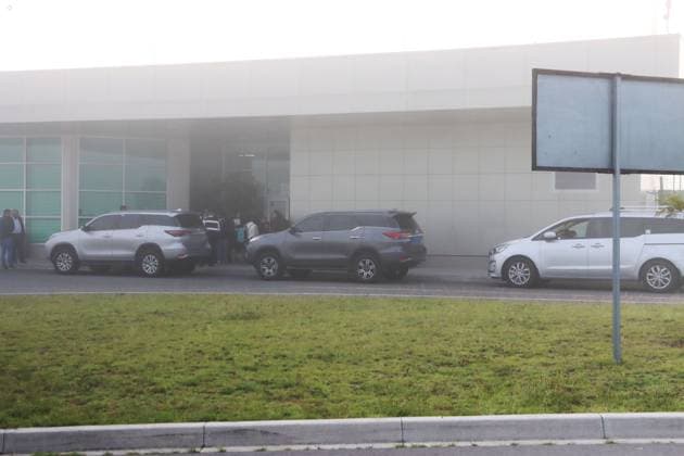 MEXICAN OFFICIALS LEAVE ECUADOR Tababela, Sunday, April 7, 2024 Officials of the Embassy of Mexico, at the Mariscal Sucre Airport, leave Ecuador, from the Protocol Room, bound for their country Photos Rolando Enriquez API Tababela Pichincha Ecuador POL MEXICAN OFFICIALS LEAVE ECUADOR a771ae709cd31be91f0970ef94db5758 Copyright: xROLANDOxENRIQUEZx