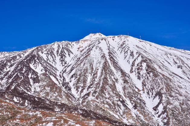 Snow covered mount teide Photo Picture of the snow covered mount teide tenerife spain Copyright: xZoonar.com albertoxgiacomazzix 20933040