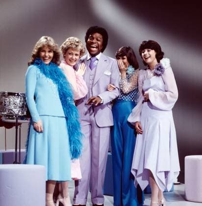 8 x 1 IN NOTEN 8 x 1 in Noten, ZDF Fernsehshow, Deutschland, 1975, in der Show: Lena Valaitis, Gitte aka Gitte Haenning, Roberto Blanco, Mary Roos, Ireen Sheer, Deutschland Copyright: ArthurxGrimm AGR_82030040 EDITORIAL USE ONLY