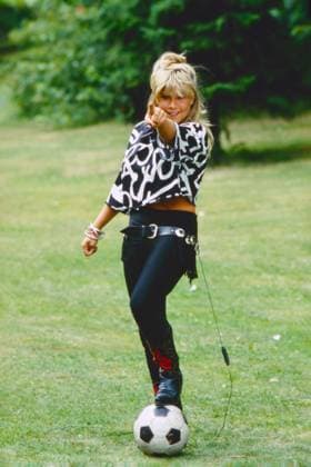 Samantha Fox, britische Pop Sängerin, beim Fototermin, circa 1987. Copyright: HartwigxValdmanis Nur redaktionelle Nutzung. Editorial usage only. VAL_720101577