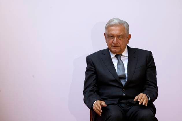 April 10, 2024 in Mexico City, Mexico: The president of Mexico, Andres Manuel Lopez Obrador during the ceremony for the 105th Death Anniversary of Emiliano Zapata, held in the Patio of Honor of the National Palace. Mexico City Mexico - ZUMAe321 20240410_zia_e321_038 Copyright: xLuisxBarronx