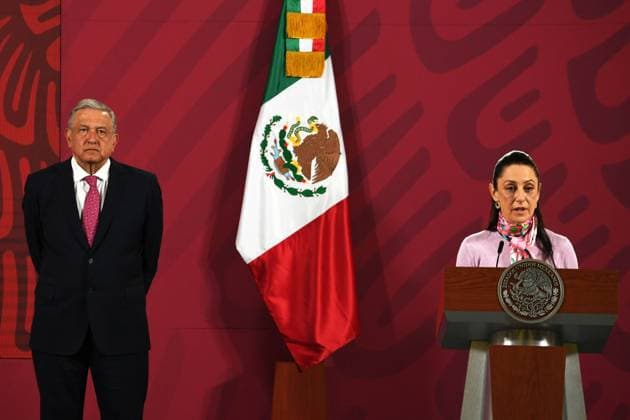 EUM20200930POL09 JPG CIUDAD DE MÉXICO Presidency AMLO Presidency September 30, 2020 Claudia Sheinbaum, head of Mexico City Government, during the morning conference of President Andrés Manuel López Obrador at the National Palace Photo Agencia EL UNIVERSAL Hugo García EELG EDITORIAL USE ONLY  Copyright: xGDA ElxUniversal MÃ xico-xTodosxlosxderechosxreservados.xProhibidoxelxusoxoxreproduccionxdexestaximagenxenxMÃ xicox x mxeluniversalpic458353