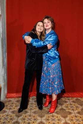 The DEUTSCHE FILMAKADEMIE invites you to the nominees evening of the GERMAN FILM AWARD 2024 Alina Stiegler and Barbara Philipp at the Lola nominees evening of the German Film Award 2024 at Bar Brass on 13 April 2024 in Berlin Copyright: xEventpressxKochanx