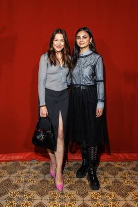 The DEUTSCHE FILMAKADEMIE invites you to the nominees evening of the GERMAN FILM AWARD 2024 Hannah Herzsprung and Bayan Layla at the Lola nominees evening of the German Film Award 2024 at Bar Brass on 13 April 2024 in Berlin Copyright: xEventpressxKochanx