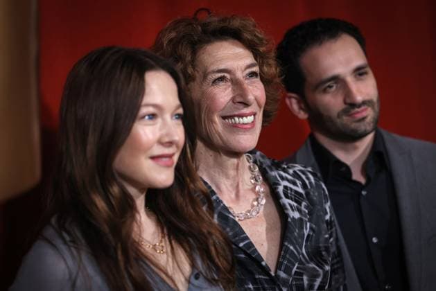 The GERMAN FILM ACADEMY invites you to the nominees evening of the GERMAN FILM PRIZE 2024 Hannah Herzsprung and Adele Neuhauser and Hassan Akkouch The GERMAN FILM ACADEMY invites you to the nominees evening of the GERMAN FILM PRIZE 2024 at BAR BRASS in Berlin Copyright: xEventpressxFuhrx