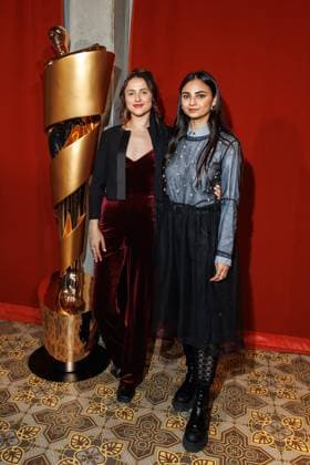 The DEUTSCHE FILMAKADEMIE invites you to the nominees evening of the GERMAN FILM AWARD 2024 Emina Smajic and Bayan Layla at the Lola nominees evening of the German Film Award 2024 at Bar Brass on April 13, 2024 in Berlin Copyright: xEventpressxKochanx