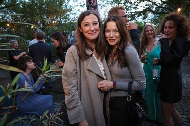 The DEUTSCHE FILMAKADEMIE invites you to the nominees evening of the GERMAN FILM AWARD 2024 Alexandra Maria Lara and Hannah Herzsprung The DEUTSCHE FILMAKADEMIE invites you to the nominees evening of the GERMAN FILM AWARD 2024 at BAR BRASS in Berlin Copyright: xEventpressxFuhrx