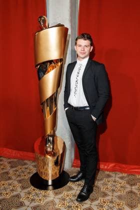 The DEUTSCHE FILMAKADEMIE invites you to the nominee evening of the GERMAN FILM AWARD 2024 Simon MorzÃ at the Lola nominee evening of the German Film Award 2024 at Bar Brass on 13 04 2024 in Berlin Copyright: xEventpressxKochanx