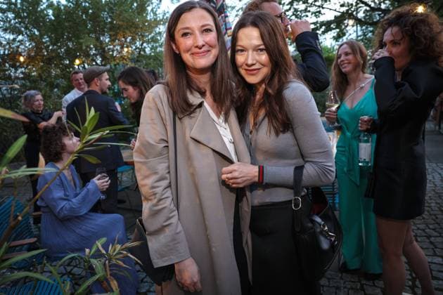 The DEUTSCHE FILMAKADEMIE invites you to the nominees evening of the GERMAN FILM AWARD 2024 Alexandra Maria Lara and Hannah Herzsprung The DEUTSCHE FILMAKADEMIE invites you to the nominees evening of the GERMAN FILM AWARD 2024 at BAR BRASS in Berlin Copyright: xEventpressxFuhrx
