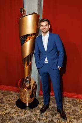 The DEUTSCHE FILMAKADEMIE invites you to the nominees evening of the GERMAN FILM AWARD 2024 Lucas Reiber at the Lola nominees evening of the German Film Award 2024 at Bar Brass on April 13, 2024 in Berlin Copyright: xEventpressxKochanx