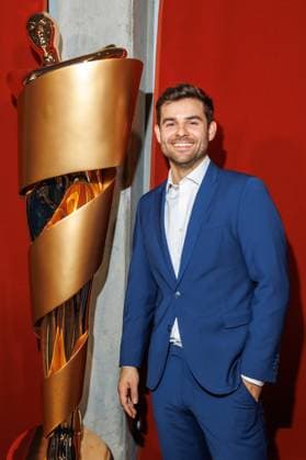The DEUTSCHE FILMAKADEMIE invites you to the nominees evening of the GERMAN FILM AWARD 2024 Lucas Reiber at the Lola nominees evening of the German Film Award 2024 at Bar Brass on April 13, 2024 in Berlin Copyright: xEventpressxKochanx