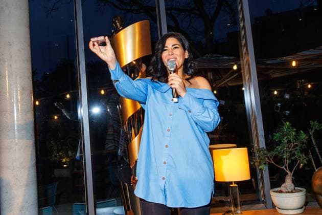The DEUTSCHE FILMAKADEMIE invites you to the nominees evening of the GERMAN FILM AWARD 2024 Samira El Ouassil at the Lola nominees evening of the German Film Award 2024 at Bar Brass on April 13, 2024 in Berlin Copyright: xEventpressxKochanx