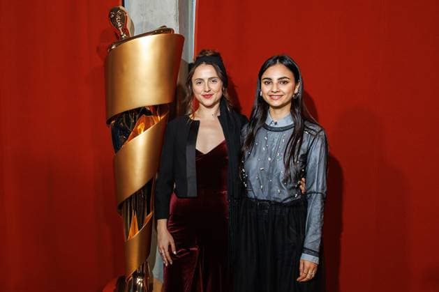 The DEUTSCHE FILMAKADEMIE invites you to the nominees evening of the GERMAN FILM AWARD 2024 Emina Smajic and Bayan Layla at the Lola nominees evening of the German Film Award 2024 at Bar Brass on April 13, 2024 in Berlin Copyright: xEventpressxKochanx