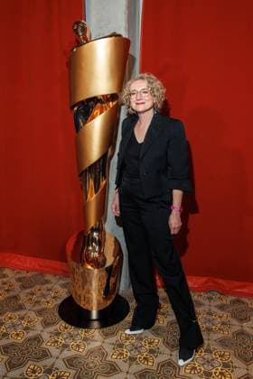 The DEUTSCHE FILMAKADEMIE invites you to the nominees evening of the GERMAN FILM AWARD 2024 Tanja Hausner at the Lola nominees evening of the German Film Award 2024 at Bar Brass on April 13, 2024 in Berlin Copyright: xEventpressxKochanx