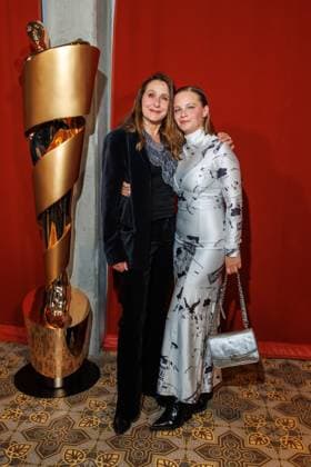 The DEUTSCHE FILMAKADEMIE invites you to the nominees evening of the GERMAN FILM AWARD 2024 Barbara Philipp and Jasna Fritzi Bauer at the Lola nominees evening of the German Film Award 2024 at Bar Brass on April 13, 2024 in Berlin Copyright: xEventpressxKochanx