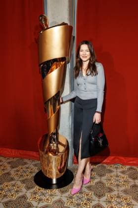 The DEUTSCHE FILMAKADEMIE invites you to the nominees evening of the GERMAN FILM AWARD 2024 Hannah Herzsprung at the Lola nominees evening of the German Film Award 2024 at Bar Brass on April 13, 2024 in Berlin Copyright: xEventpressxKochanx