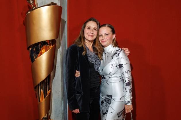The DEUTSCHE FILMAKADEMIE invites you to the nominees evening of the GERMAN FILM AWARD 2024 Barbara Philipp and Jasna Fritzi Bauer at the Lola nominees evening of the German Film Award 2024 at Bar Brass on April 13, 2024 in Berlin Copyright: xEventpressxKochanx