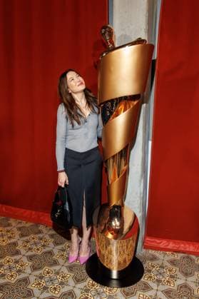 The DEUTSCHE FILMAKADEMIE invites you to the nominees evening of the GERMAN FILM AWARD 2024 Hannah Herzsprung at the Lola nominees evening of the German Film Award 2024 at Bar Brass on April 13, 2024 in Berlin Copyright: xEventpressxKochanx