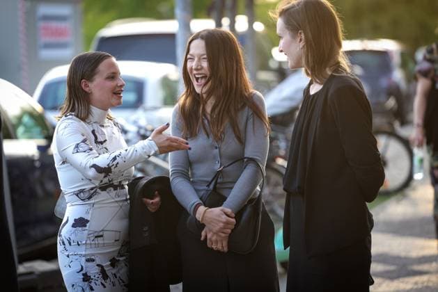 The GERMAN FILM ACADEMY invites you to the nominees evening of the GERMAN FILM PRIZE 2024 Jasna Fritzi Bauer and Hannah Herzsprung The GERMAN FILM ACADEMY invites you to the nominees evening of the GERMAN FILM PRIZE 2024 at BAR BRASS in Berlin Copyright: xEventpressxFuhrx