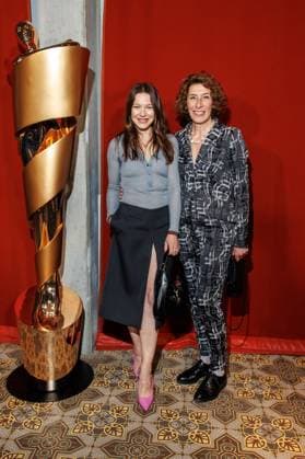 The DEUTSCHE FILMAKADEMIE invites you to the nominees evening of the GERMAN FILM AWARD 2024 Hannah Herzsprung and Adele Neuhauser at the Lola nominees evening of the German Film Award 2024 at Bar Brass on April 13, 2024 in Berlin Copyright: xEventpressxKochanx