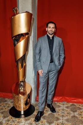 The DEUTSCHE FILMAKADEMIE invites you to the nominees evening of the GERMAN FILM AWARD 2024 Hassan Akkouch at the Lola nominees evening of the German Film Award 2024 at Bar Brass on April 13, 2024 in Berlin Copyright: xEventpressxKochanx