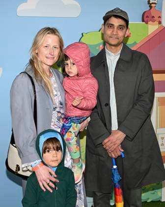 April 13, 2024, Burbank, California, U.S.: Mamie Gummer and Family atttend Bluey The Sign Premiere Party. Burbank U.S. - ZUMAb173 20240413_aap_b173_170 Copyright: xBillyxBennightx