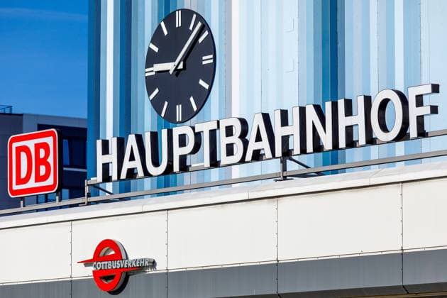 Bahnhof Cottbus DEU Deutschland Brandenburg Cottbus, 11.04.2024, Hauptbahnhof Cottbus *** Cottbus station DEU Germany Brandenburg Cottbus, 11 04 2024, Cottbus main station AF_Cottbus_64529.jpeg