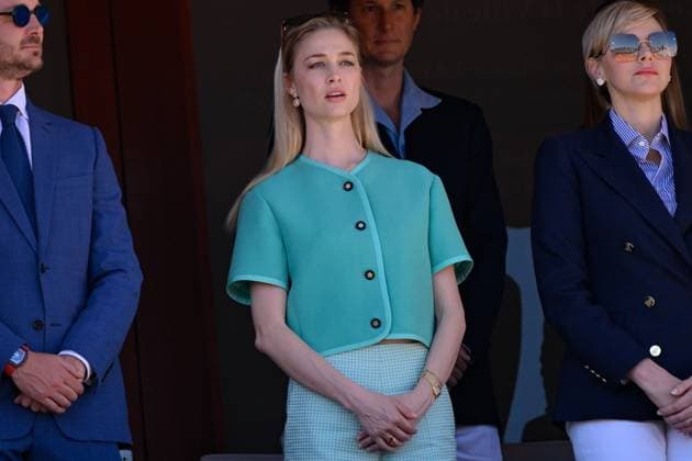 Tennis - Rolex Monte Carlo 2024 - Atp - Finale du Monte Carlo Rolex Masters - Famille princiere - loge princiere - Princesse Charlene de Monaco - Prince Jacques de Monaco - Pierre Casiragh i- Beatrice Casiraghi Boromeo - TENNIS - Rolex Monte Carlo 2024 - MC - 15 04 2024 ChrysleneCaillaud Panoramic
