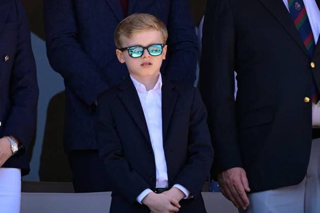 Tennis - Rolex Monte Carlo 2024 - Atp - Finale du Monte Carlo Rolex Masters - Famille princiere - loge princiere - Princesse Charlene de Monaco - Prince Jacques de Monaco - Pierre Casiragh i- Beatrice Casiraghi Boromeo - TENNIS - Rolex Monte Carlo 2024 - MC - 15 04 2024 ChrysleneCaillaud Panoramic