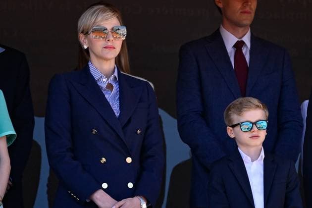 Entertainment Bilder des Tages Tennis - Rolex Monte Carlo 2024 - Atp - Finale du Monte Carlo Rolex Masters - Famille princiere - loge princiere - Princesse Charlene de Monaco - Prince Jacques de Monaco - Pierre Casiragh i- Beatrice Casiraghi Boromeo - TENNIS - Rolex Monte Carlo 2024 - MC - 15 04 2024 ChrysleneCaillaud Panoramic