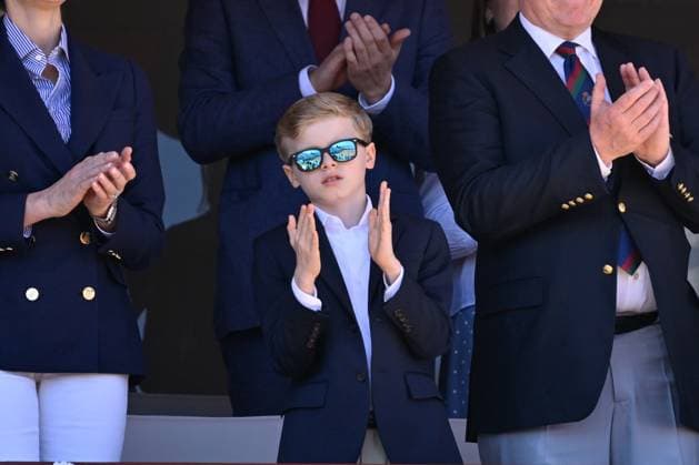 Tennis - Rolex Monte Carlo 2024 - Atp - Finale du Monte Carlo Rolex Masters - Famille princiere - loge princiere - Princesse Charlene de Monaco - Prince Jacques de Monaco - Pierre Casiragh i- Beatrice Casiraghi Boromeo - TENNIS - Rolex Monte Carlo 2024 - MC - 15 04 2024 ChrysleneCaillaud Panoramic