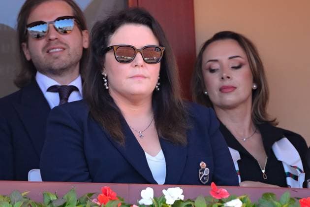 Tennis - Rolex Monte Carlo 2024 - Atp - Finale du Monte Carlo Rolex Masters - Famille princiere - loge princiere - Melanie Antoinette de Massy - TENNIS - Rolex Monte Carlo 2024 - MC - 15 04 2024 ChrysleneCaillaud Panoramic