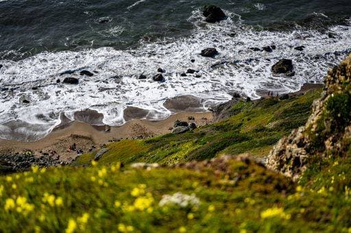 Creative Highlights World A scenic beach view in San Francisco Bay Area 24095746 RECORD DATE NOT STATED