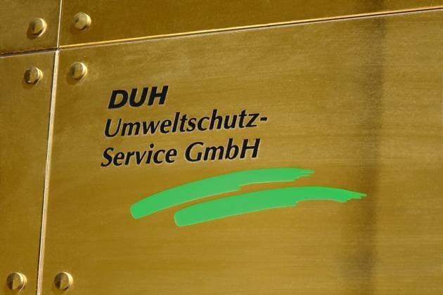 DUH Umweltschutz Service GmbH DUH Umweltschutz Service GmbH, 06 04 2024, Mitte, Hackescher Markt, Berlin, The DUH association is an environmental nature and consumer protection organization with an office at Hackescher Markt in Berlin