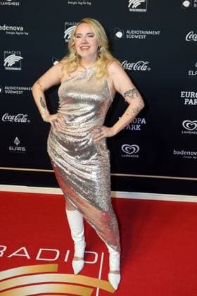 Asdis at the presentation of the Radio Regenbogen Award at Europapark on 19 04 2024 in Rust Radio Regenbogen Award 2024 at Europapark in Rust