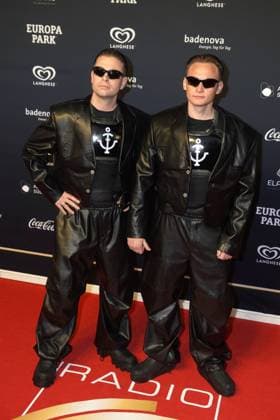 Twocolors with the two musicians Emil Reinke and Pierre Angelo Papaccio at the presentation of the Radio Regenbogen Award at Europapark on 19 04 2024 in Rust Radio Regenbogen Award 2024 at Europapark in Rust