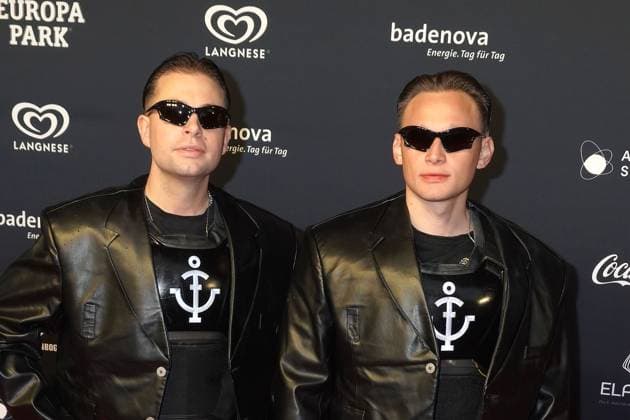 Twocolors with the two musicians Emil Reinke and Pierre Angelo Papaccio at the presentation of the Radio Regenbogen Award at Europapark on 19 04 2024 in Rust Radio Regenbogen Award 2024 at Europapark in Rust