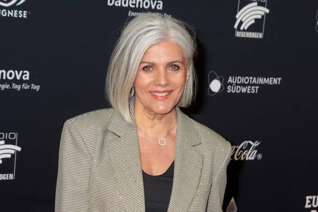 Birgit Schrowange at the Radio Regenbogen Award ceremony at Europapark on 19 April 2024 in Rust Radio Regenbogen Award 2024 at Europapark in Rust
