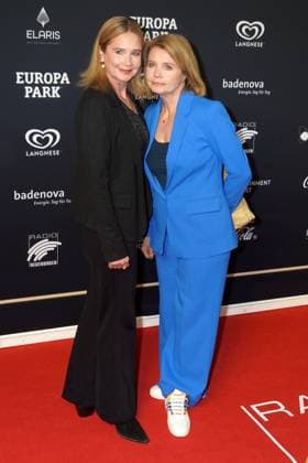 Sabine Frier and Annette Frier at the Radio Regenbogen Award ceremony at Europapark on 19 April 2024 in Rust Radio Regenbogen Award 2024 at Europapark in Rust