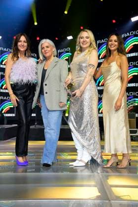 Johanna Klum, Birgit Schrowange, Asdis and Mandy Capristo at the presentation of the 24 Radio Regenbogen Award 2024 in the Europa Park Arena Rust, 19 04 2024 Foto:xF.xKernx xFuturexImagex regenbogen_4580