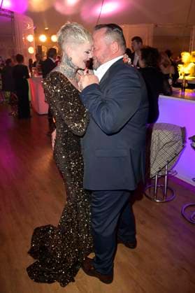 Melanie Müller with boyfriend Andreas Kunz at the presentation of the 24 Radio Regenbogen Award 2024 in the Europa Park Arena Rust, 19 04 2024 Foto:xF.xKernx xFuturexImagex regenbogen_4611