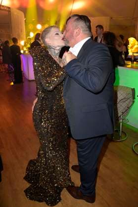 Melanie Müller with boyfriend Andreas Kunz at the presentation of the 24 Radio Regenbogen Award 2024 in the Europa Park Arena Rust, 19 04 2024 Foto:xF.xKernx xFuturexImagex regenbogen_4613