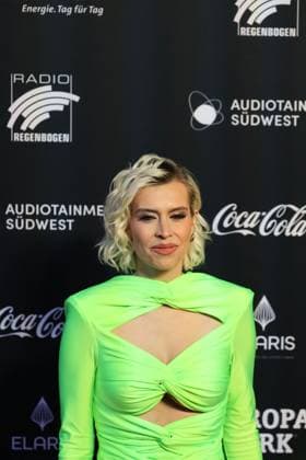 Rust, Germany April 19, 2024 Presentation of the Radio Regenbogen Award 2024 In the picture Verena Kerth Europa Park Baden Württemberg Copyright: xFotostandx xHettichx