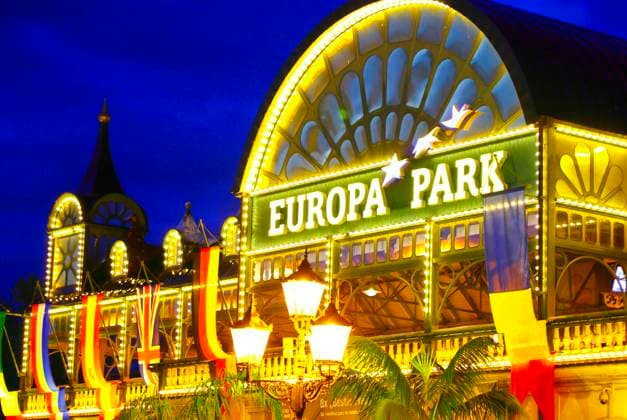 Rust, Germany April 19, 2024 The 24th Radio Regenbogen Award at Europa Park with general Atmosphere from the Park Entrance 24th Radio Regenbogen Award at Europa Park