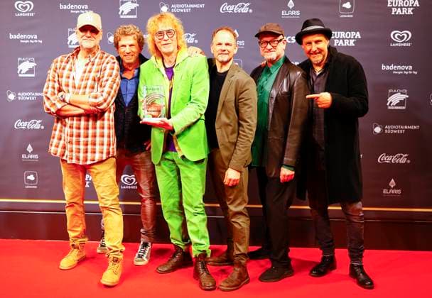 Rust, Germany April 19, 2024 The 24th Radio Regenbogen Award at Europa Park with Band Fury in the Slaughterhouse, Winner Lifetime 2023 24th Radio Regenbogen Award at Europa Park