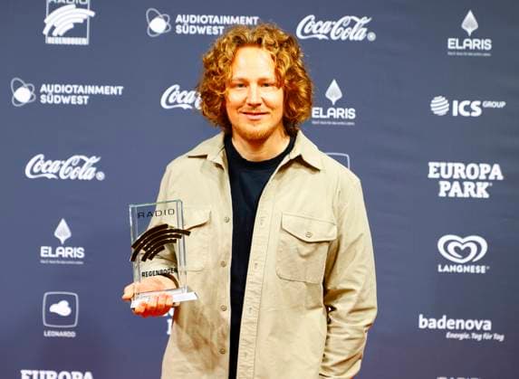 Rust, Germany April 19, 2024 The 24th Radio Regenbogen Award at Europa Park with Michael Schulte, Winner Artist National 2023 24th Radio Regenbogen Award at Europa Park
