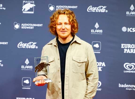 Rust, Germany April 19, 2024 The 24th Radio Regenbogen Award at Europa Park with Michael Schulte, Winner Artist National 2023 24th Radio Regenbogen Award at Europa Park